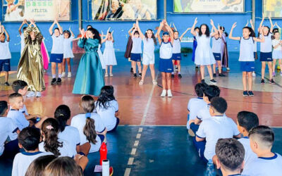 Celebrando o significado da Páscoa com os alunos do Piedade Júnior!