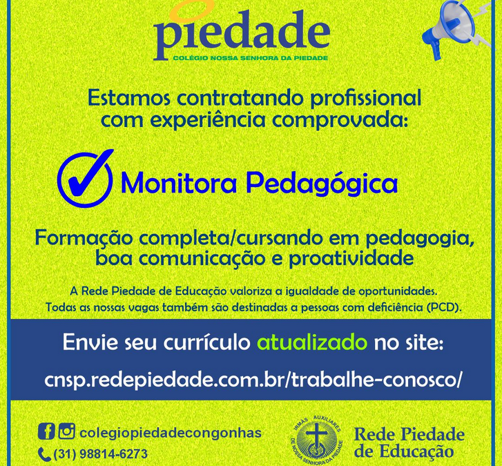 Trabalhe conosco!