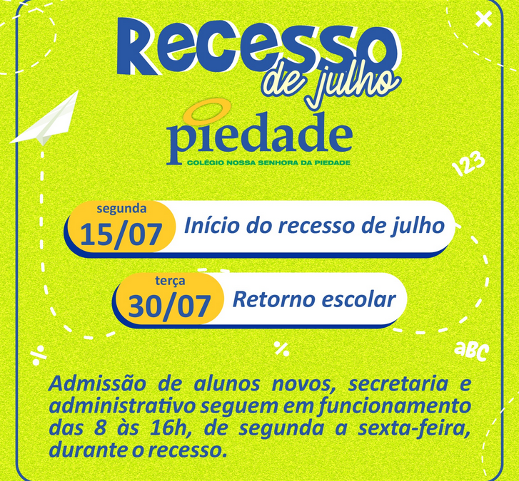 📢 Atenção, comunidade escolar!
