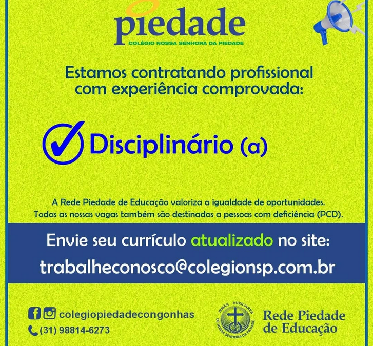 Trabalhe Conosco!