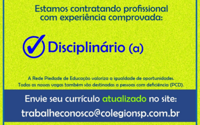 Trabalhe Conosco!