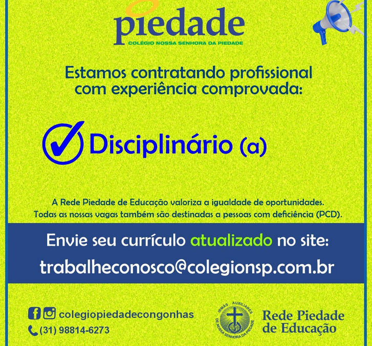 Trabalhe Conosco!