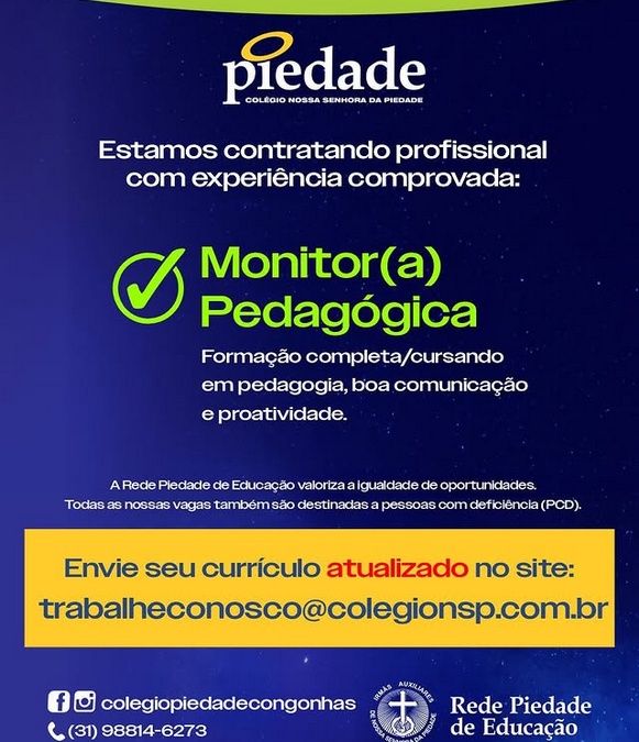 Trabalhe Conosco!