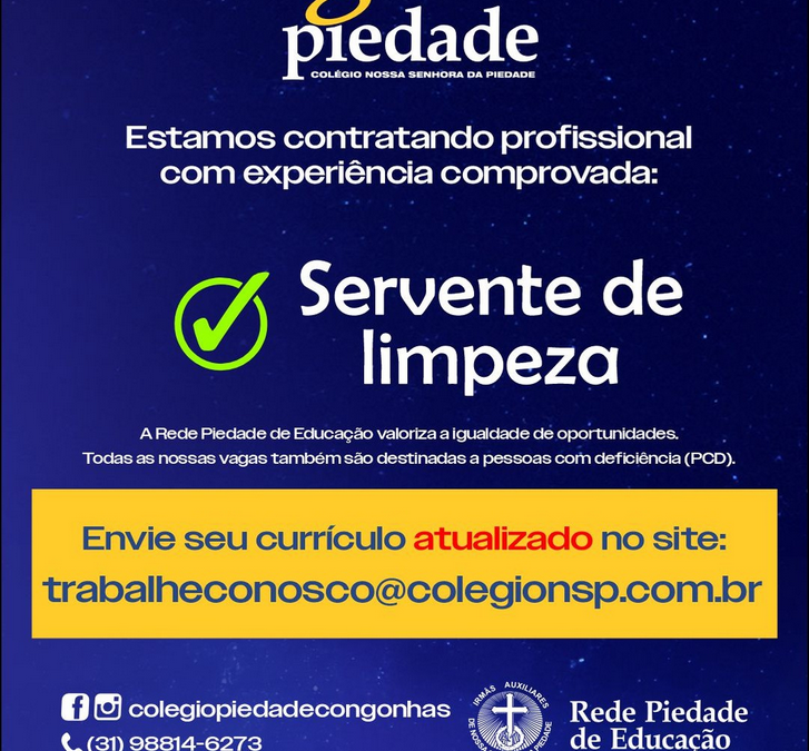 Trabalhe Conosco!