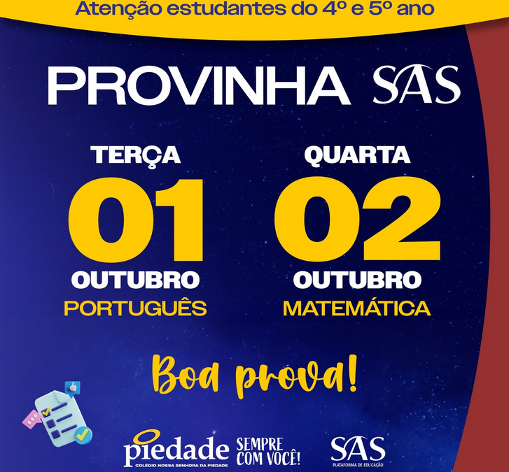 📚✨ Provinha SAS 2024