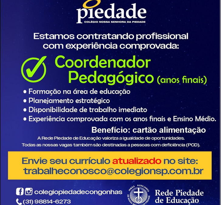 Trabalhe Conosco!