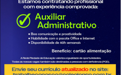 Trabalhe Conosco!
