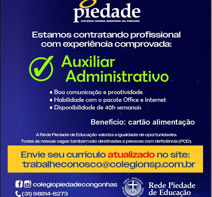 Trabalhe Conosco!