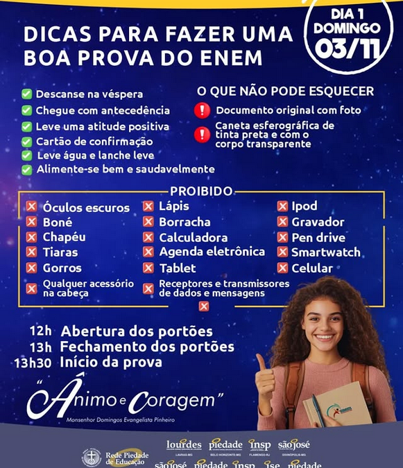 📚✨ ENEM 2024 tá chegando! Preparado(a)? ✨📚