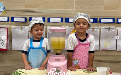 No Maternal 3, a magia do aprender se transformou em momentos saborosos e divertidos! 💙🥭