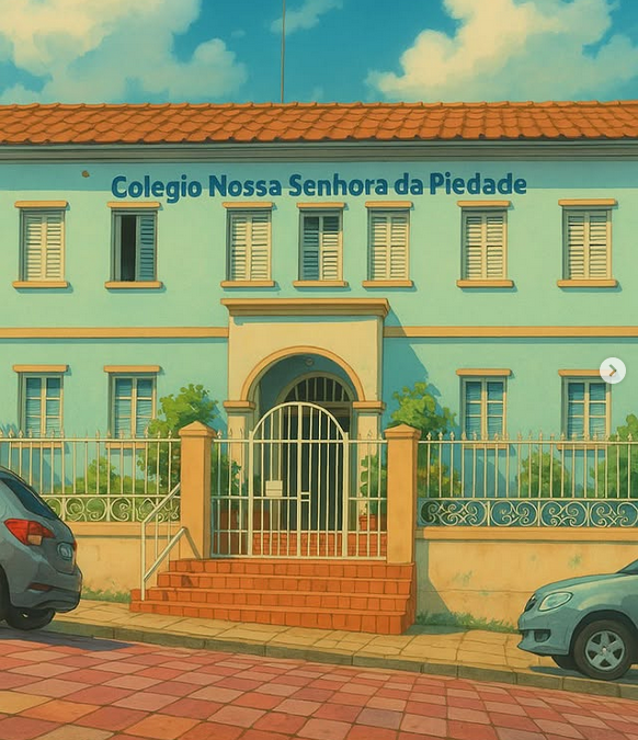 E se o Colégio Piedade virasse um filme do Studio Ghibili? 💙