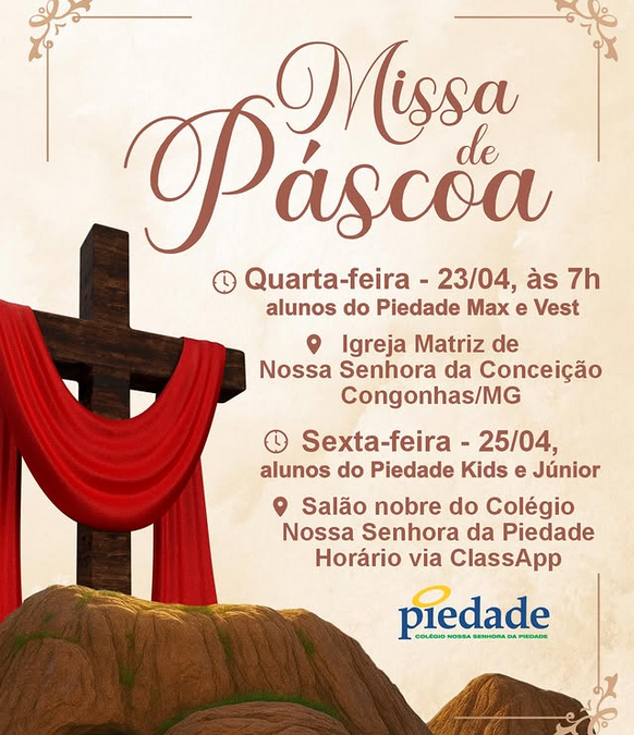 “A Páscoa nos convida a renovar a fé, a esperança e o amor. Que este tempo nos inspire a sermos luz na vida uns dos outros.” ✨