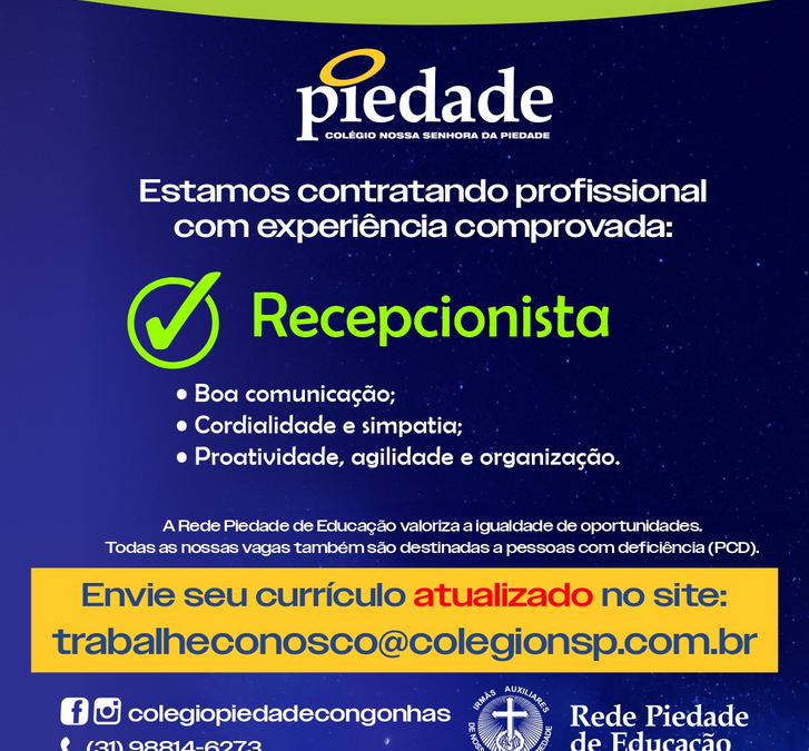 Trabalhe Conosco!