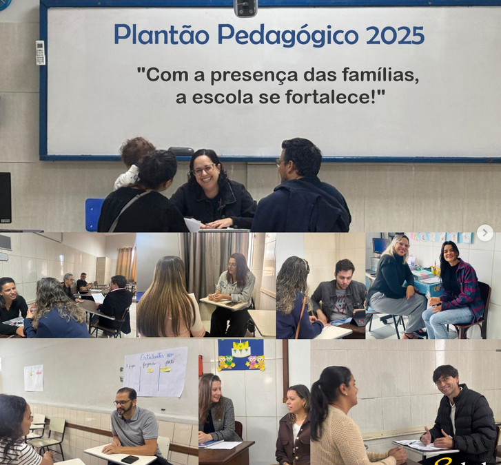 🤝 Plantão Pedagógico – 31 de maio 📚