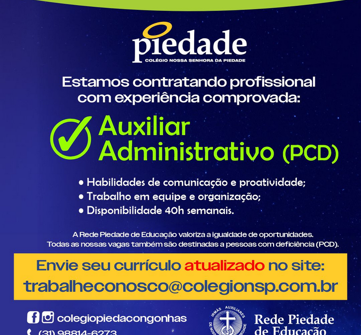 Trabalhe Conosco!