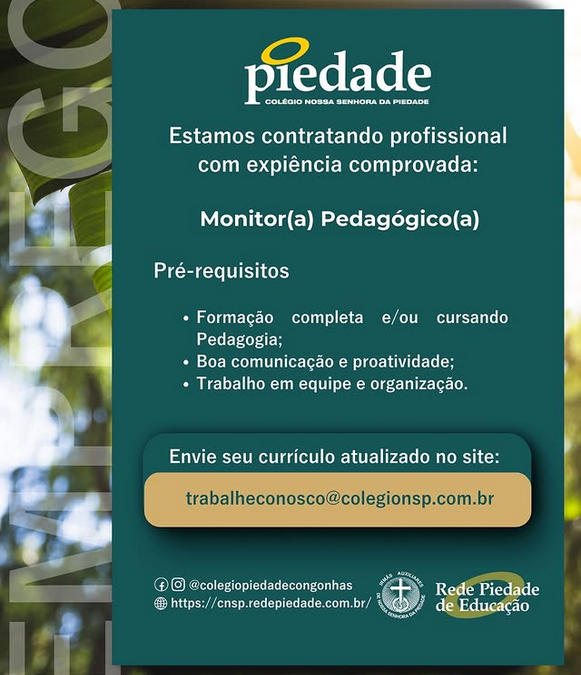 Trabalhe conosco!
