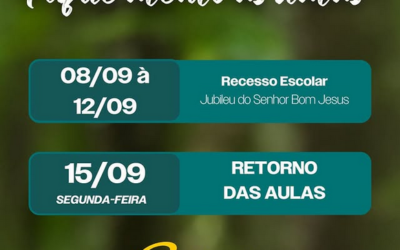 📢 COMUNICADO — Fique atento às datas: