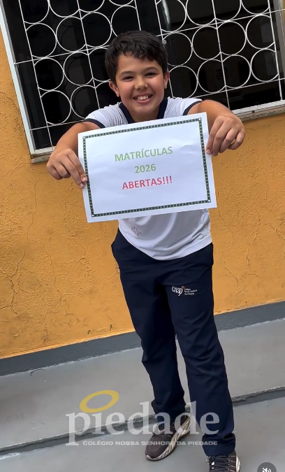🚨As matrículas do Colégio Piedade já estão ABERTAS! 🚨